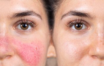 Cuperosis facial