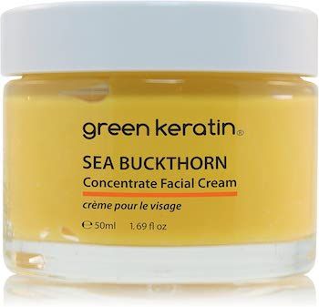 Crema para rosácea ingredientes naturales verde queratina