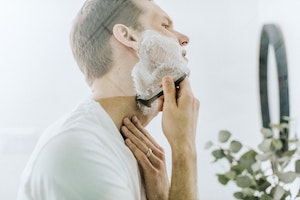 afeitarse barba