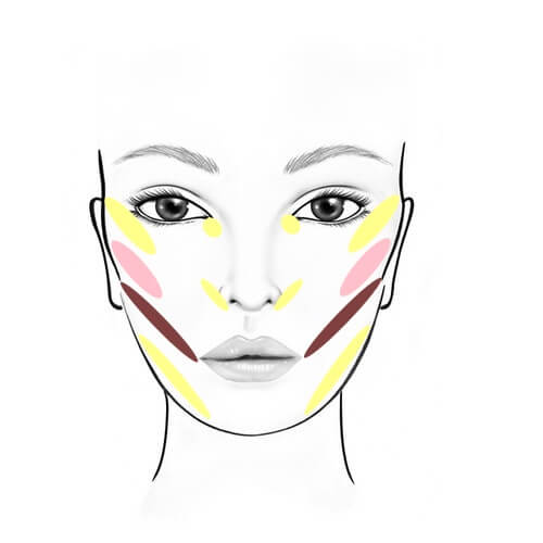 Tendencias-maquillaje con contorneado ascendente